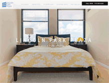 Tablet Screenshot of lincolnparkplaza.com